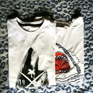 Surf Shark Boys Shirts Set of 2
